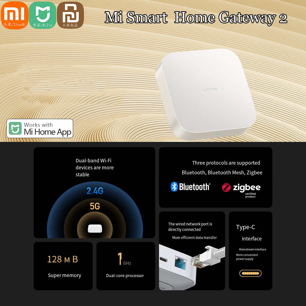 Xiaomi Hub Mijia Hub - Chính Hãng Xiaomi Mijia Nhà Thông